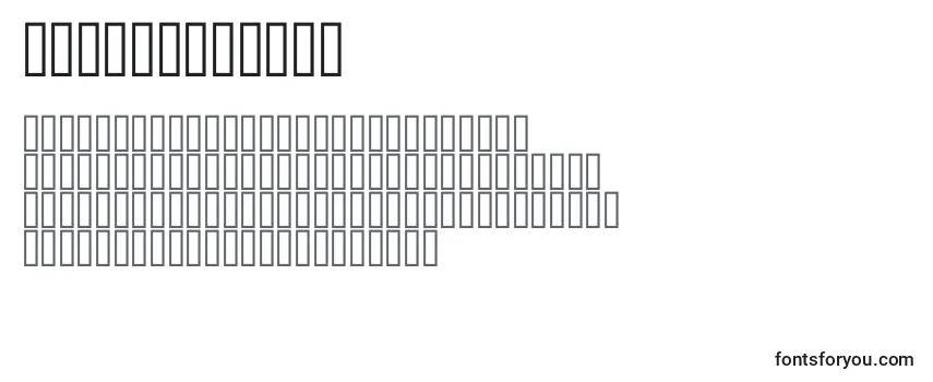 Przegląd czcionki Geopuncts500