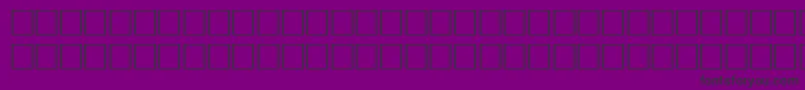 QuietRegular Font – Black Fonts on Purple Background