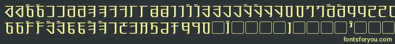 Más sobre la fuente Exodite fuente Exodite – Fuentes Amarillas Sobre Fondo Negro