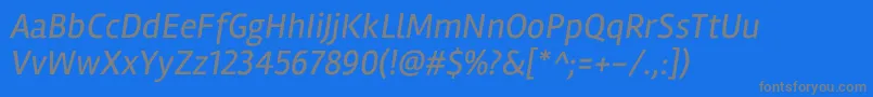 Más sobre la fuente RamblaItalic fuente RamblaItalic – Fuentes Grises Sobre Fondo Azul