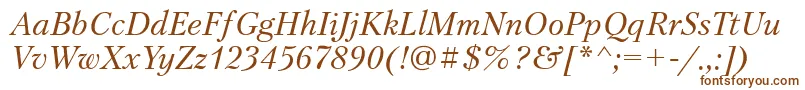 PetersburgtttItalic Font – Brown Fonts