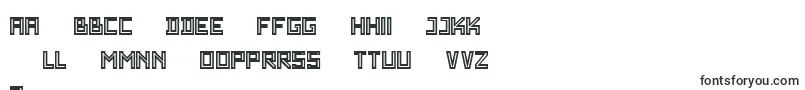 Шрифт WadimGiantOutline – латышские шрифты
