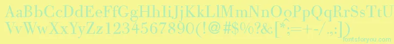 En savoir plus sur la police BodoolddbNormal Police BodoolddbNormal – polices vertes sur fond jaune