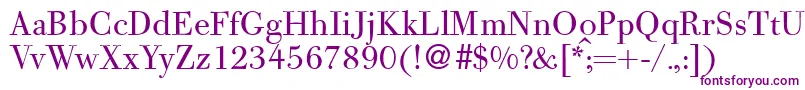 BodoolddbNormal Font – Purple Fonts on White Background