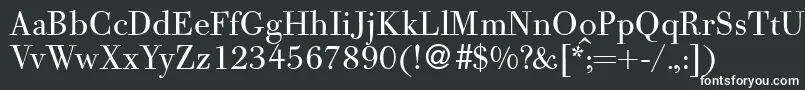BodoolddbNormal Font – White Fonts on Black Background