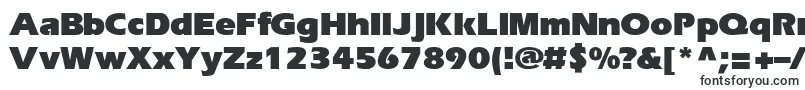 Шрифт EriBlackNormal – мультяшные шрифты