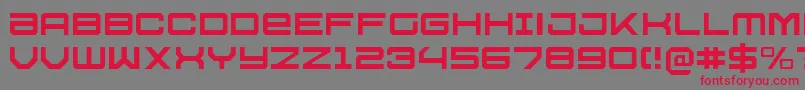 U.S.S.DallasLight Font – Red Fonts on Gray Background