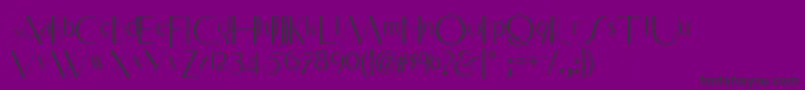 Smart ffy Font – Black Fonts on Purple Background
