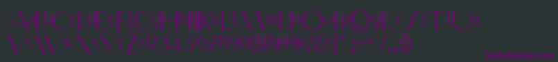 Smart ffy Font – Purple Fonts on Black Background