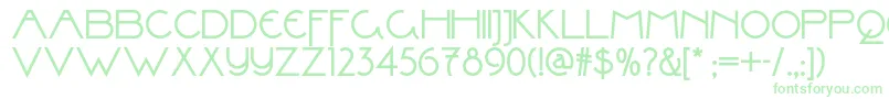 Valleygrrrlnf Font – Green Fonts on White Background