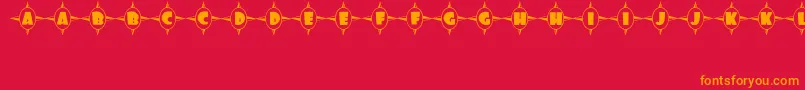 fuente ShoppingCenterJl – Fuentes Naranjas Sobre Fondo Rojo