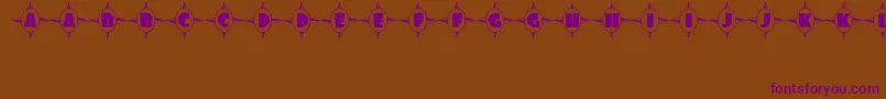 ShoppingCenterJl Font – Purple Fonts on Brown Background