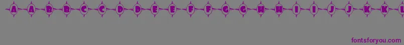 ShoppingCenterJl Font – Purple Fonts on Gray Background