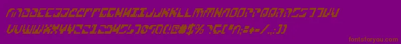 Xenov2ci Font – Brown Fonts on Purple Background