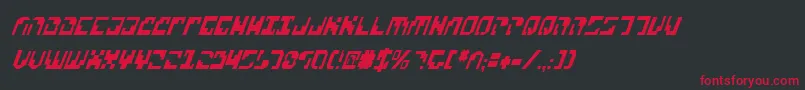Xenov2ci Font – Red Fonts on Black Background