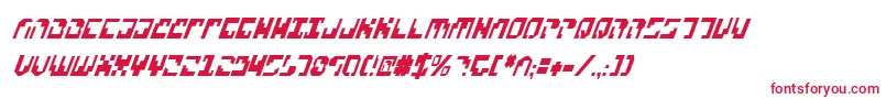 Xenov2ci Font – Red Fonts on White Background