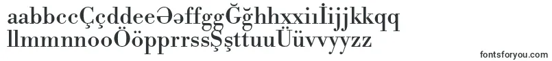 LibrebodoniRegular-fontti – azerbaidžanilaiset fontit
