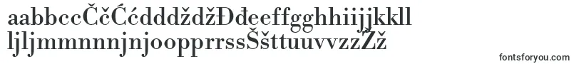 Шрифт LibrebodoniRegular – боснийские шрифты