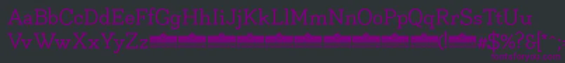 NapoRegularTrial Font – Purple Fonts on Black Background