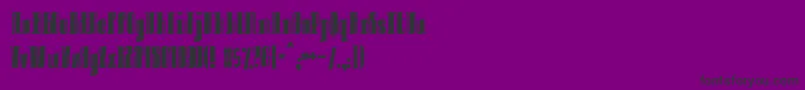 Innocent ffy-fontti – mustat fontit violetilla taustalla