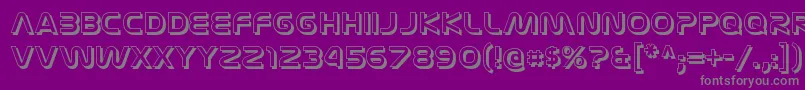 En savoir plus sur la police NasalizationthreedRegular Police NasalizationthreedRegular – polices grises sur fond violet