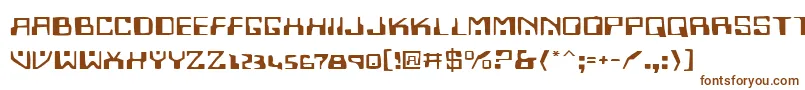 HomemadeRobotExpanded Font – Brown Fonts