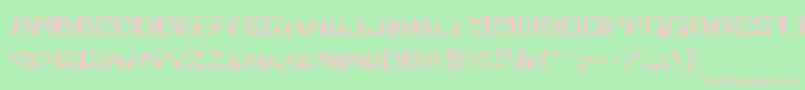 HomemadeRobotExpanded Font – Pink Fonts on Green Background