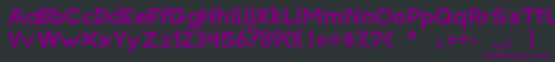Big Sky Font – Purple Fonts on Black Background