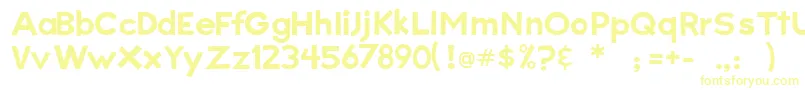 Big Sky Font – Yellow Fonts