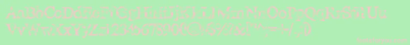 Magiccrystal Font – Pink Fonts on Green Background