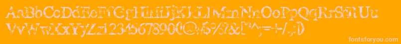 More about Magiccrystal Font Magiccrystal Font – Pink Fonts on Orange Background