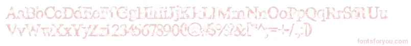 Magiccrystal Font – Pink Fonts on White Background