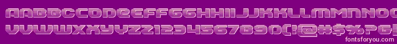 Annapolischrome Font – Pink Fonts on Purple Background