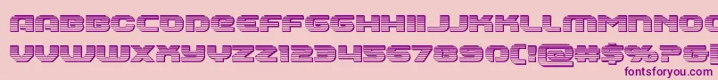 Annapolischrome Font – Purple Fonts on Pink Background