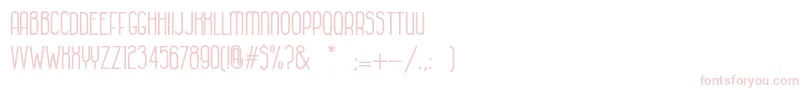 HabanacolonialBold Font – Pink Fonts on White Background