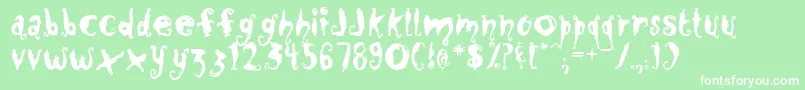 CloseToMe Font – White Fonts on Green Background