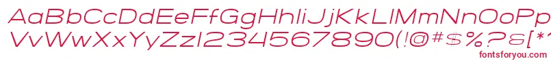 SfGrandezzaLightOblique Font – Red Fonts