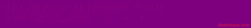fuente Subtlesansultralight – Fuentes Rojas Sobre Fondo Morado