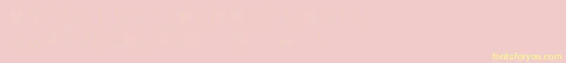 フォントSubtlesansultralight – 黄色のフォント、ピンクの背景