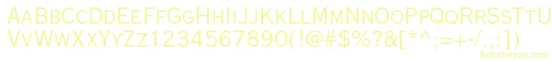 Copperplategothicstd29ab-Schriftart – Gelbe Schriften