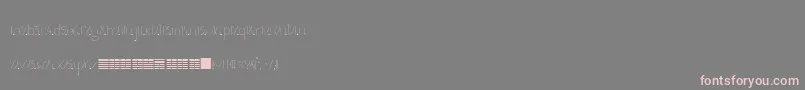 ToWhomItMayConcernType-Schriftart – Rosa Schriften auf grauem Hintergrund