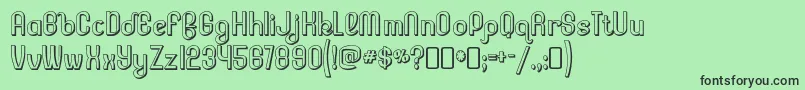 Подробнее о шрифте LesserconcernshadowRegular Шрифт LesserconcernshadowRegular – чёрные шрифты на зелёном фоне