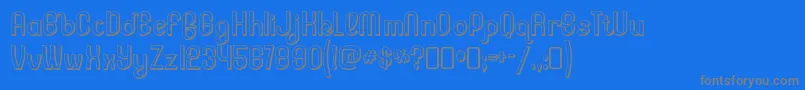 Saiba mais sobre a fonte LesserconcernshadowRegular Fonte LesserconcernshadowRegular – fontes cinzas em um fundo azul