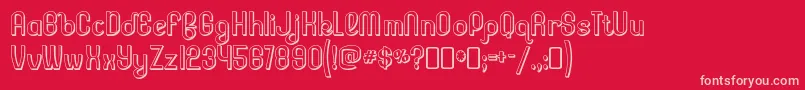 More about LesserconcernshadowRegular Font LesserconcernshadowRegular Font – Pink Fonts on Red Background