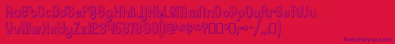 En savoir plus sur la police LesserconcernshadowRegular Police LesserconcernshadowRegular – polices violettes sur fond rouge