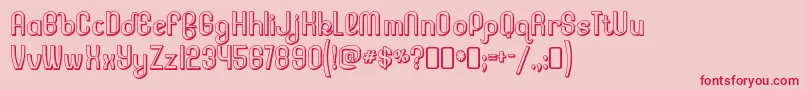 En savoir plus sur la police LesserconcernshadowRegular Police LesserconcernshadowRegular – polices rouges sur fond rose