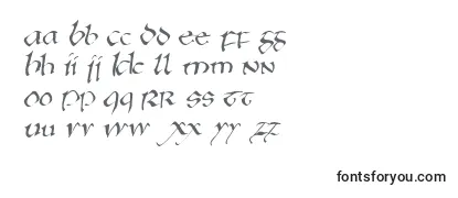 Шрифт Anglosaxonitalic