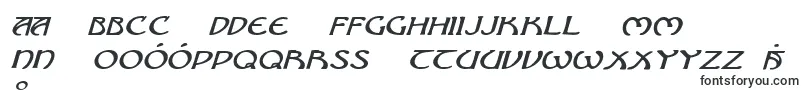Fonte BrinAthynExpandedItalic – fontes polonesas