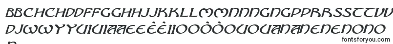 Czcionka BrinAthynExpandedItalic – kreolskie czcionki