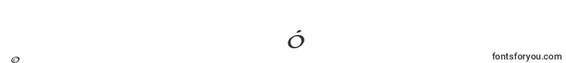 フォントBrinAthynExpandedItalic – バシキール文字